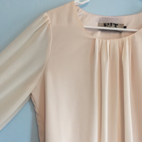 💕DJT Womens Korean Style Pleated Loose Blouse Top - Picture 7 of 8